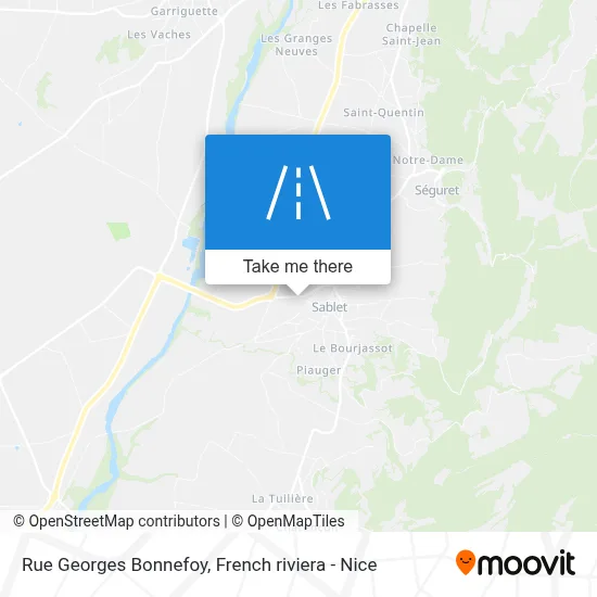 Rue Georges Bonnefoy map