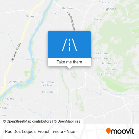 Rue Des Leques map