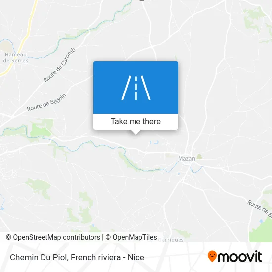 Chemin Du Piol map