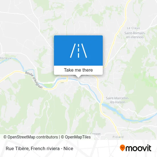 Rue Tibère map