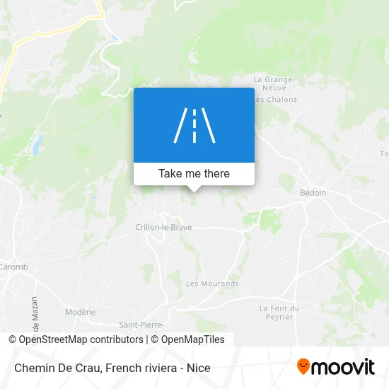 Chemin De Crau map