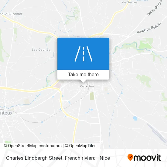 Rue Charles Lindbergh map