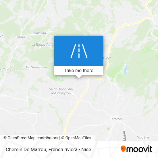 Chemin De Marrou map