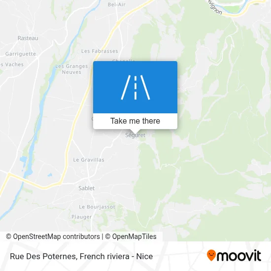 Mapa Rue Des Poternes