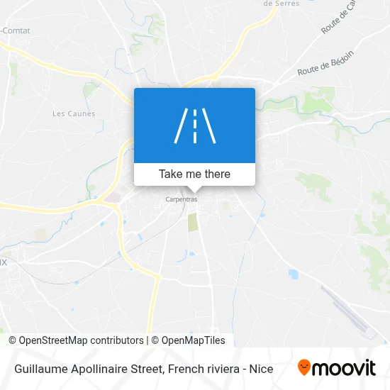 Rue Guillaume Apollinaire map