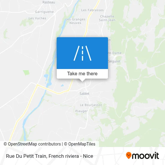 Rue Du Petit Train map