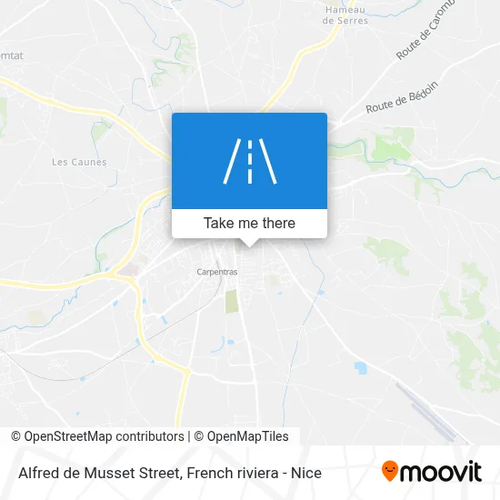 Rue Alfred De Musset map