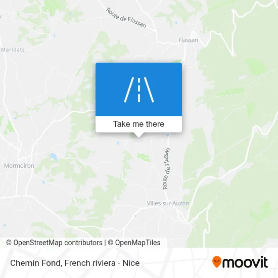 Chemin Fond map