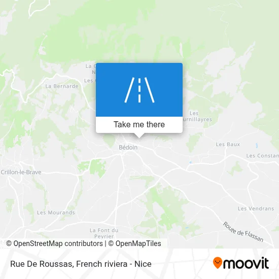 Rue De Roussas map