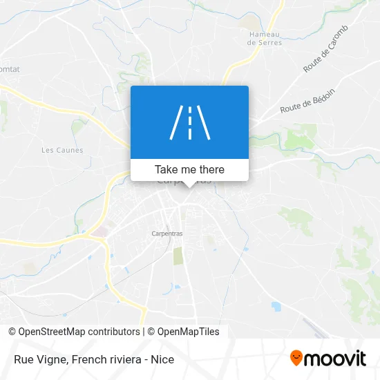 Rue Vigne map