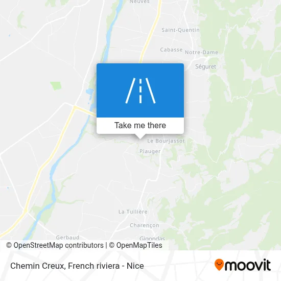 Chemin Creux map