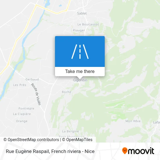 Rue Eugène Raspail map