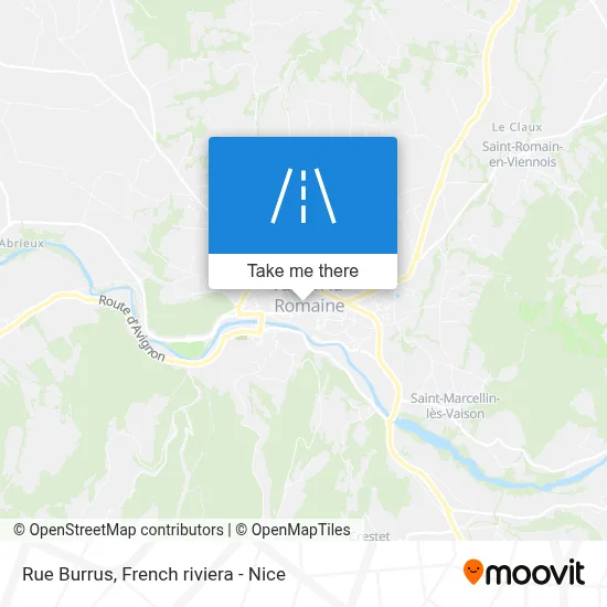 Mapa Rue Burrus