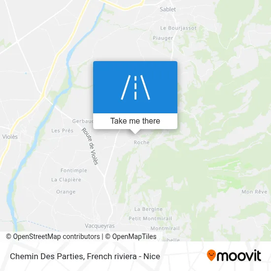 Chemin Des Parties map