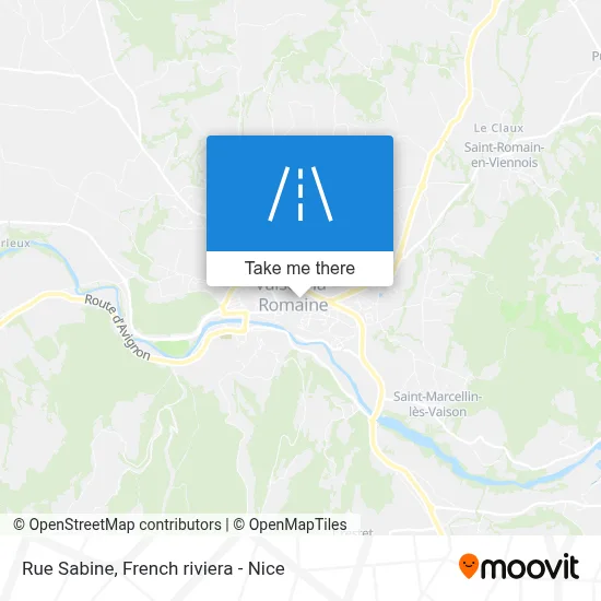 Rue Sabine map