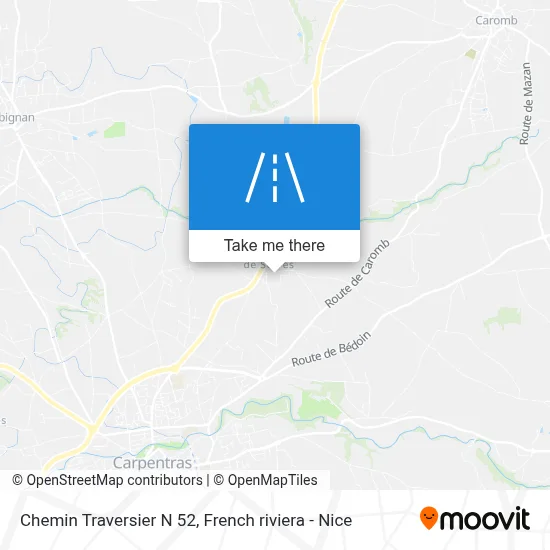 Chemin Traversier N 52 map