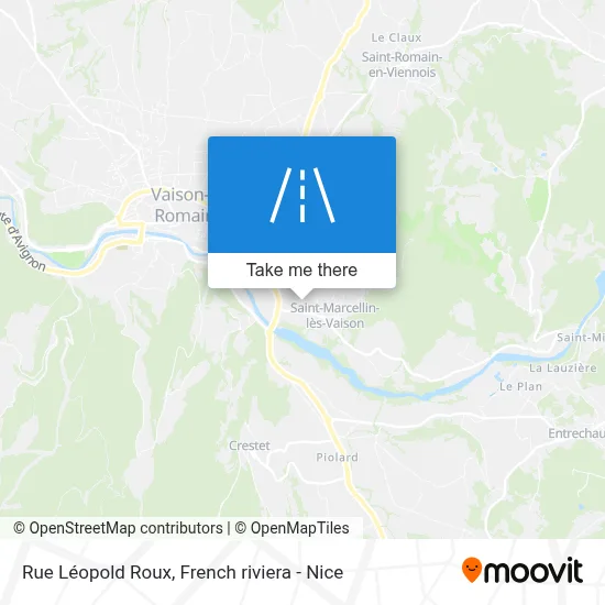 Rue Léopold Roux map