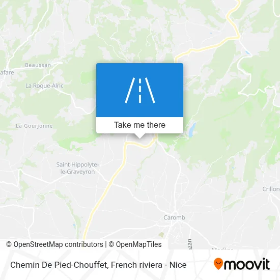 Chemin De Pied-Chouffet map