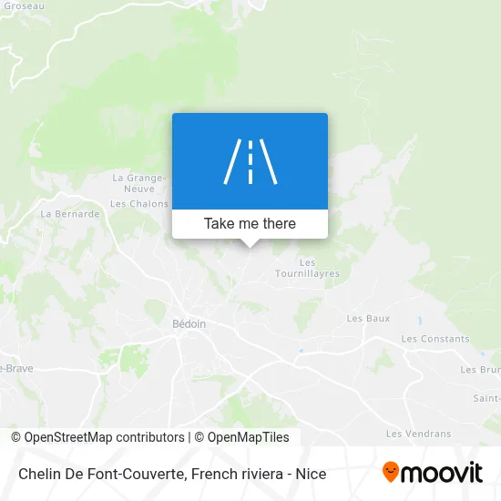 Chelin De Font-Couverte map