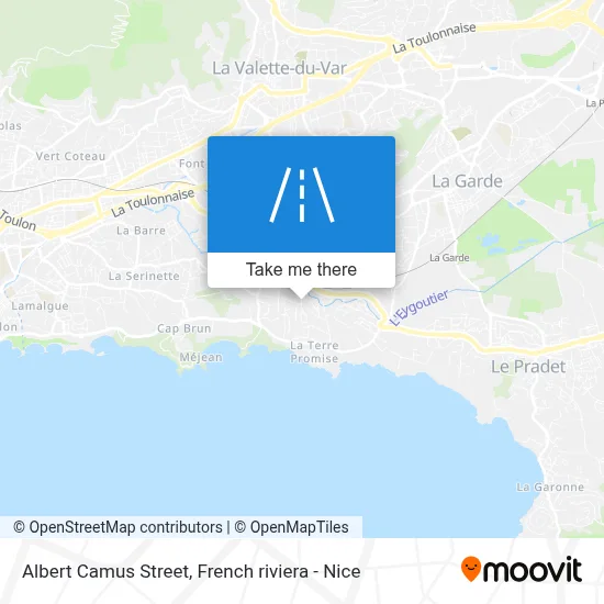 Mapa Rue Albert Camus