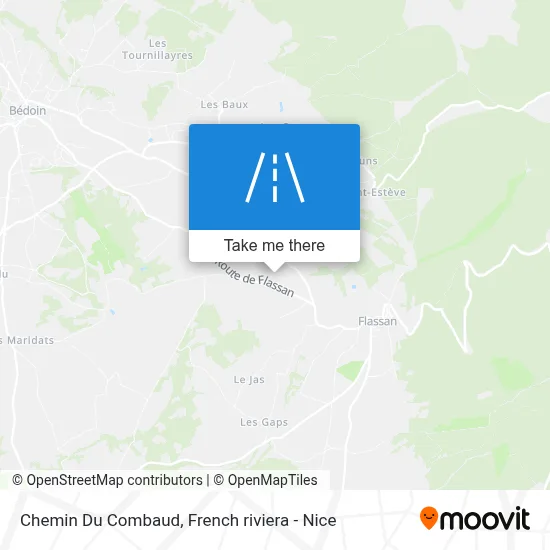 Chemin Du Combaud map