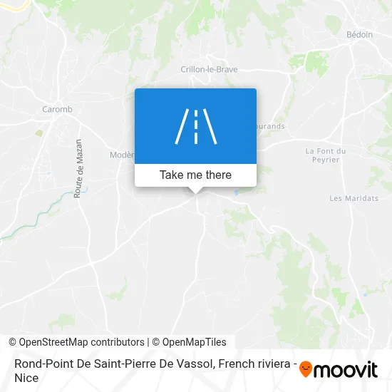 Rond-Point De Saint-Pierre De Vassol map