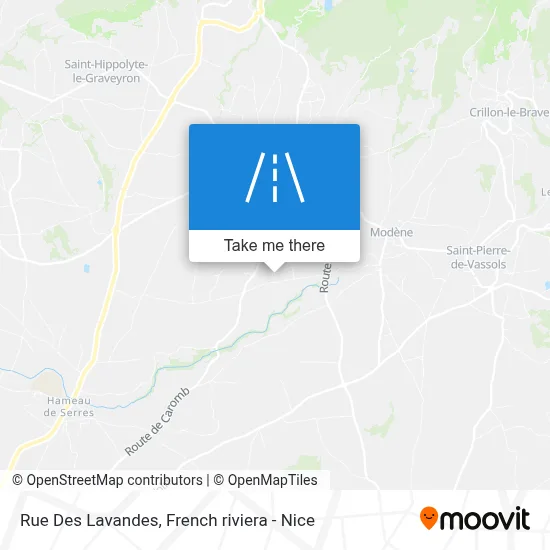 Rue Des Lavandes map