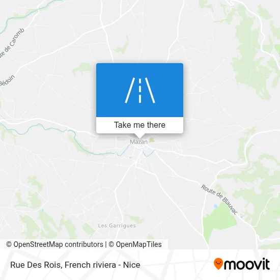 Rue Des Rois map