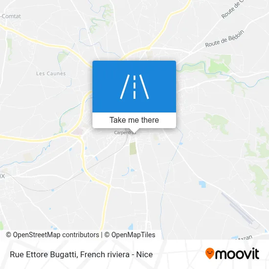 Rue Ettore Bugatti map