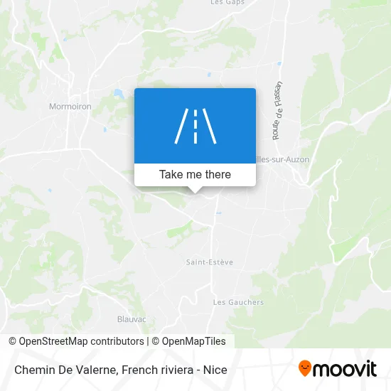 Chemin De Valerne map