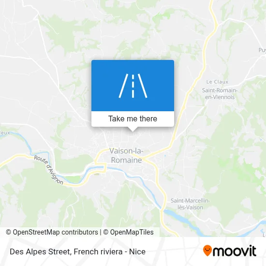 Rue Des Alpes map