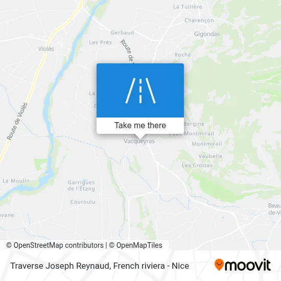 Traverse Joseph Reynaud map