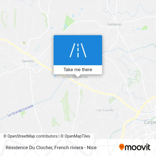 Résidence Du Clocher map