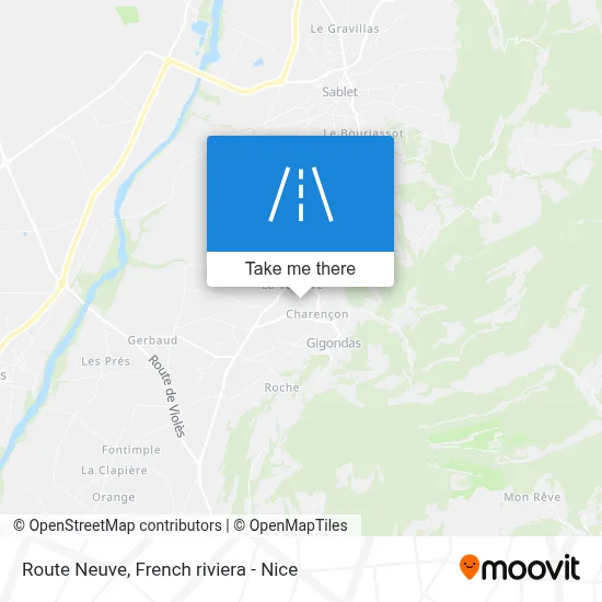 Route Neuve map