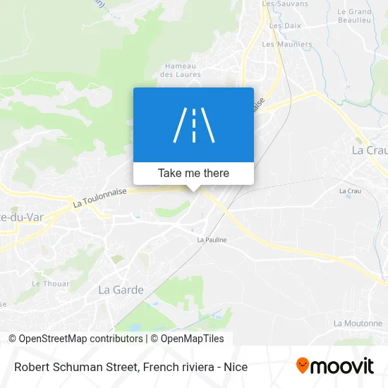 Rue Robert Schuman map