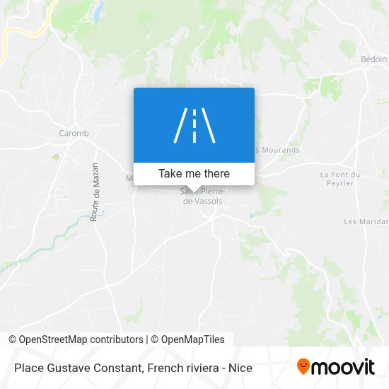 Place Gustave Constant map