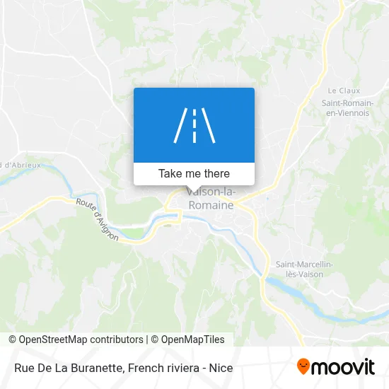 Rue De La Buranette map