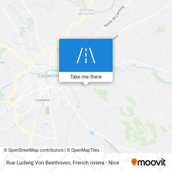 Rue Ludwig Von Beethoven map