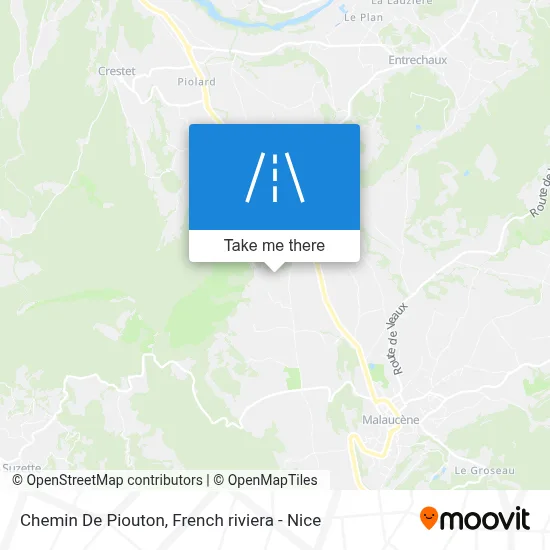 Chemin De Piouton map