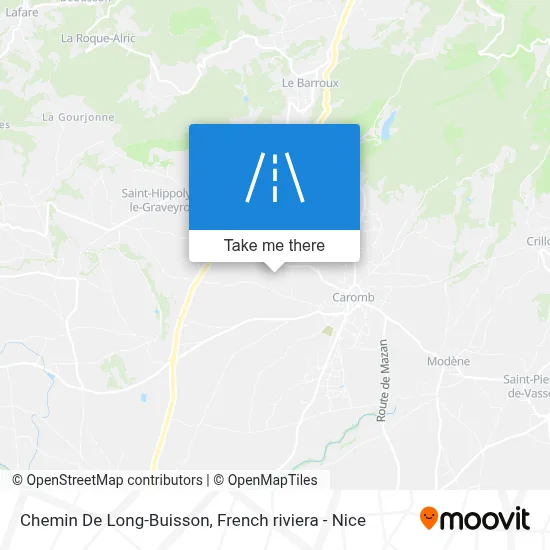 Chemin De Long-Buisson map