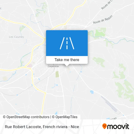 Rue Robert Lacoste map