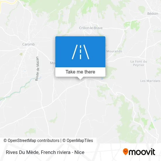 Rives Du Mède map