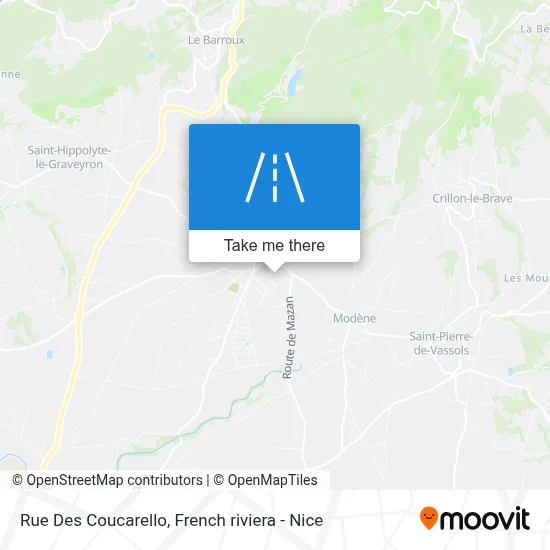 Mapa Rue Des Coucarello