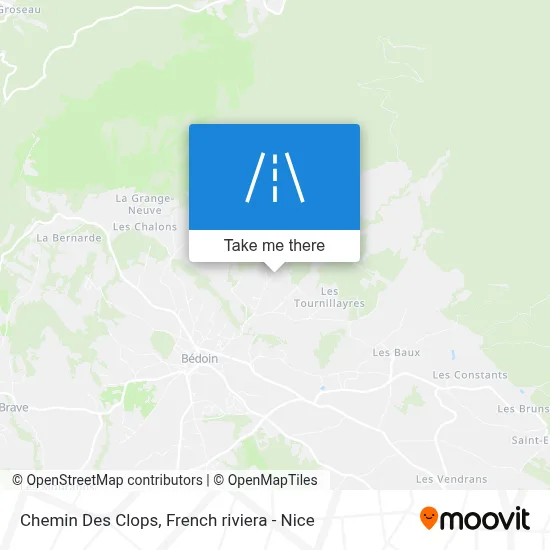 Chemin Des Clops map