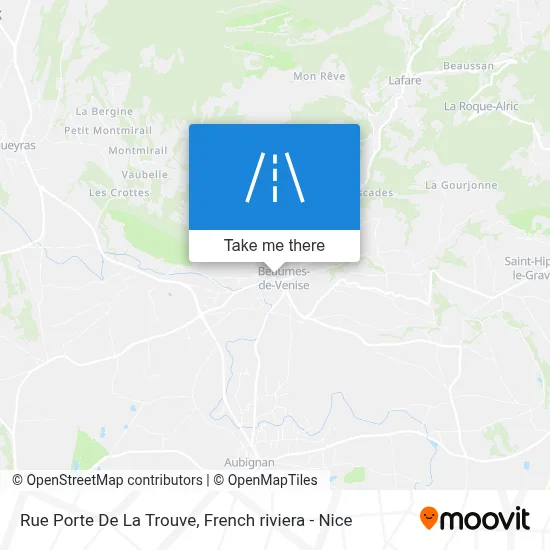 Rue Porte De La Trouve map