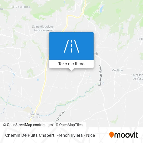 Chemin De Puits Chabert map
