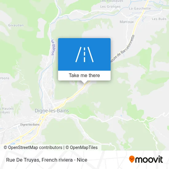 Rue De Truyas map