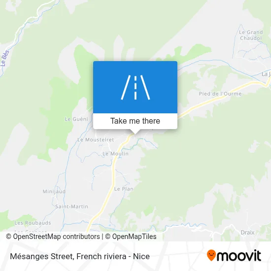 Rue Des Mésanges map