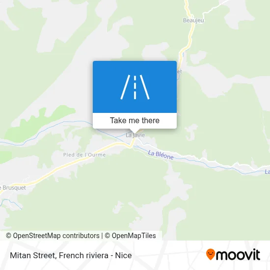 Mapa Rue Du Mitan