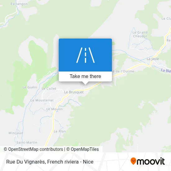 Rue Du Vignarès map